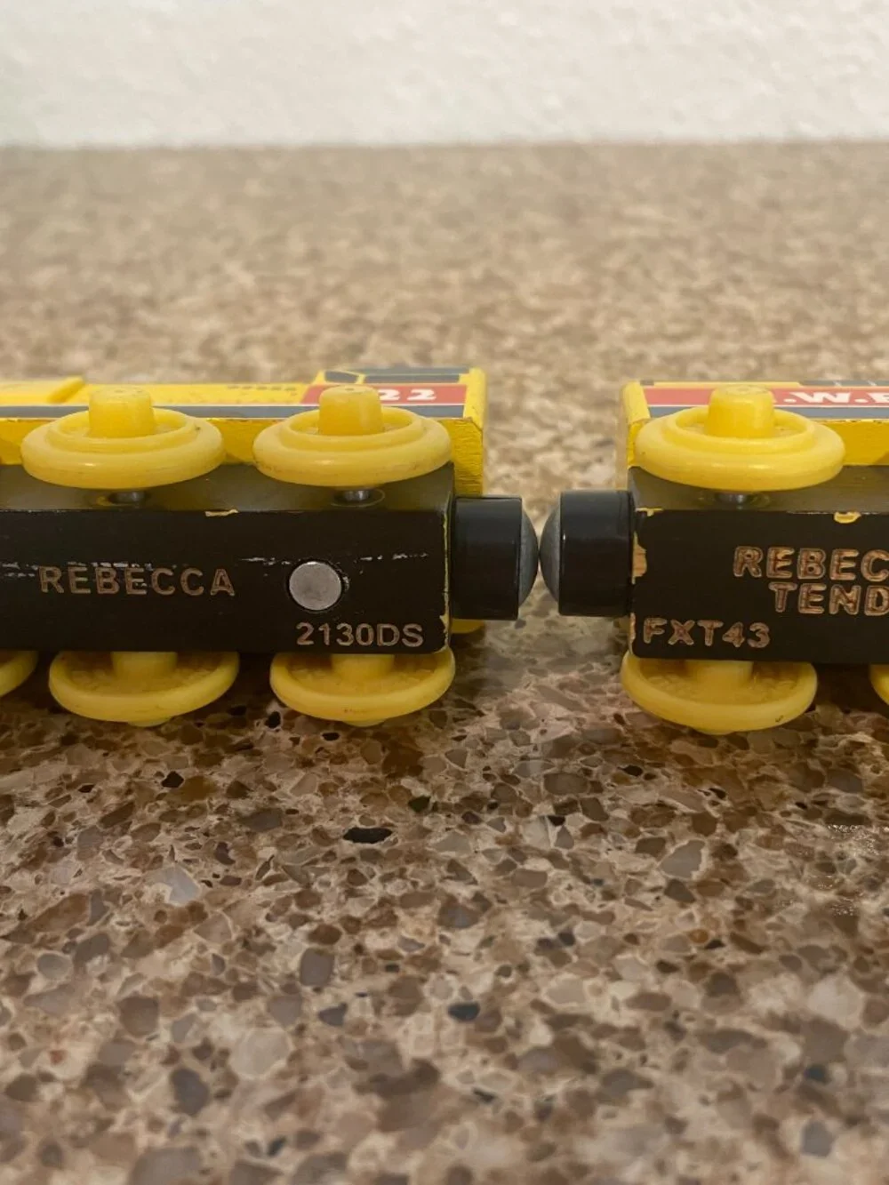 REBECCA Thomas Wooden Train with tender - HTF